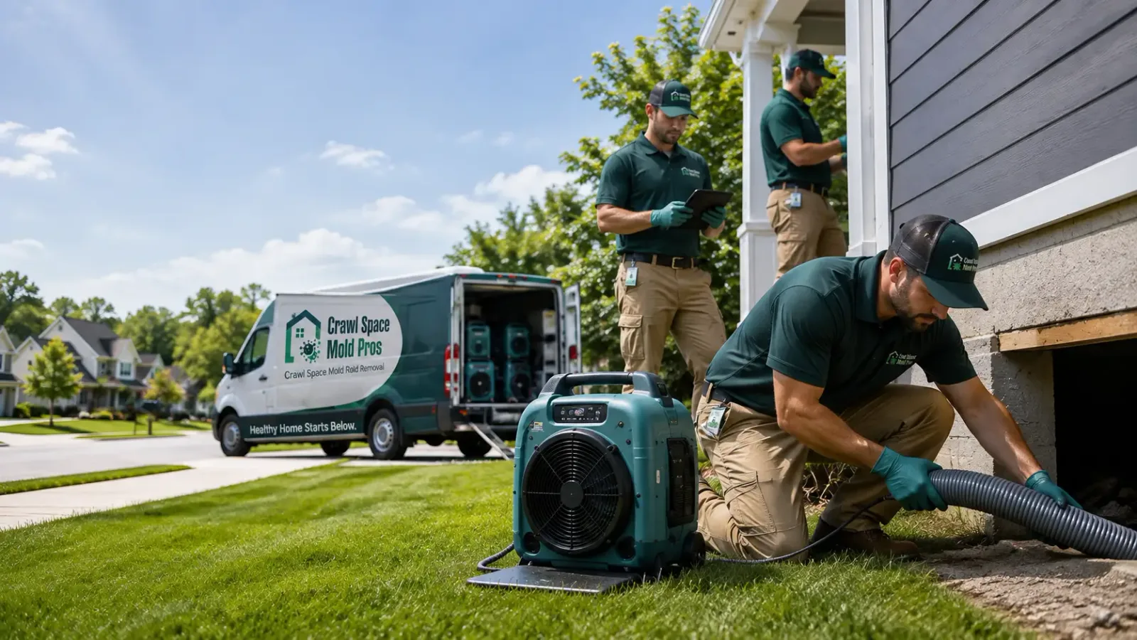 Crawl Space Mold Removal in South Salem, OH